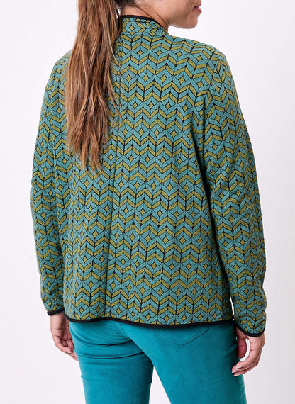 Gilet souple maille jacquard LEOTI