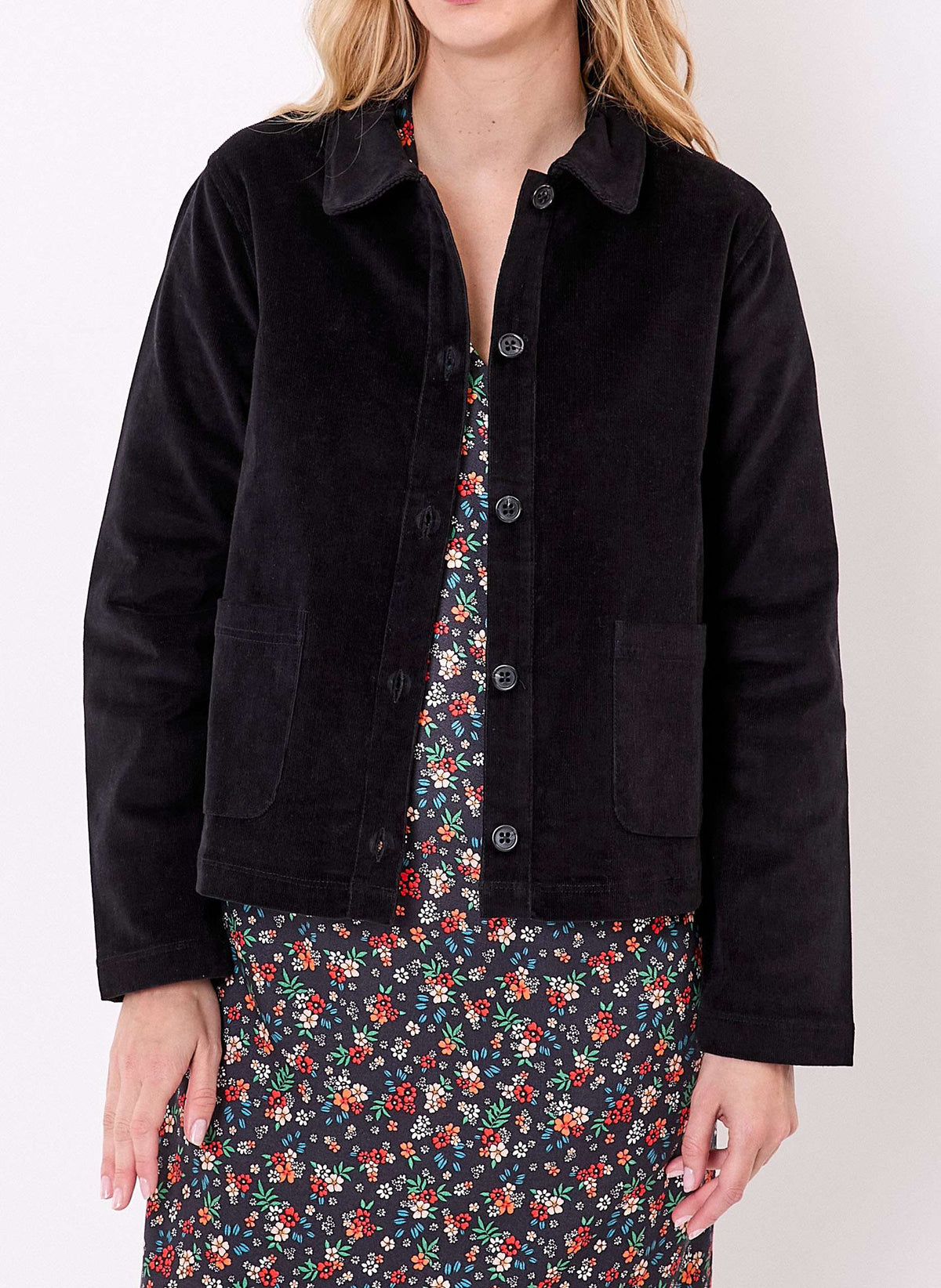 Veste courte velours côtelé bio LYSIANE