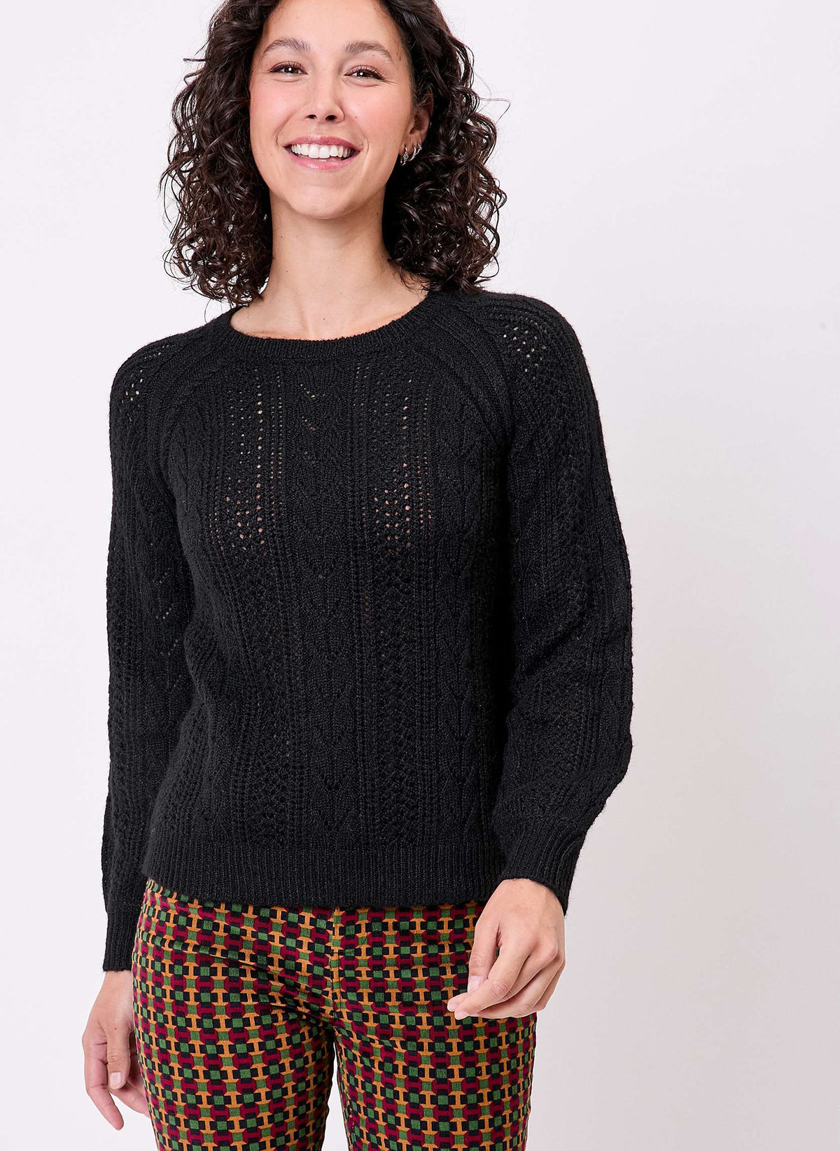 Pull tricot fantaisie torsadé  PADDI