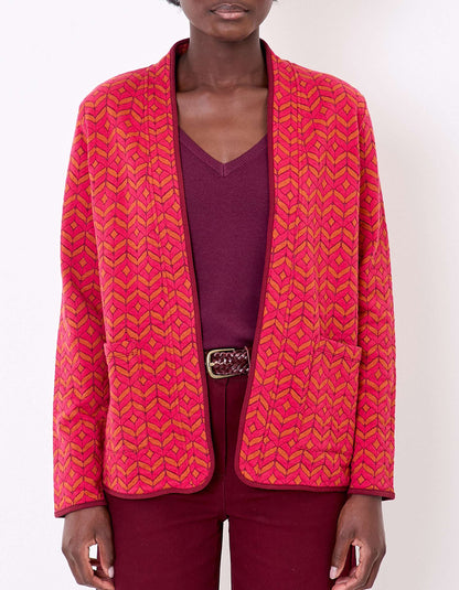 Gilet souple maille jacquard LEOTI