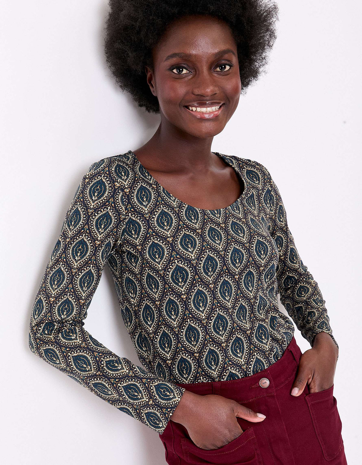 T-shirt imprimé coton bio KANPUR