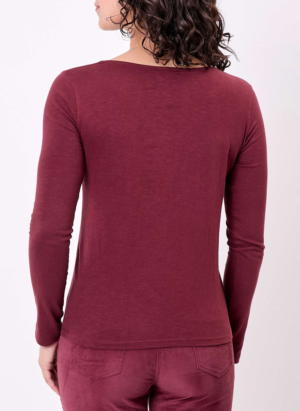 T-shirt col V coton bio VANPUR
