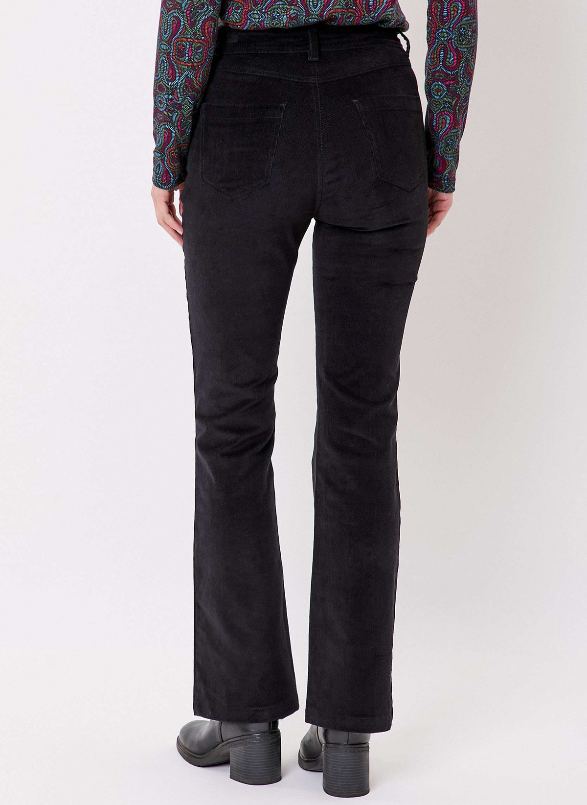 Pantalon flare velours côtelé bio LULU