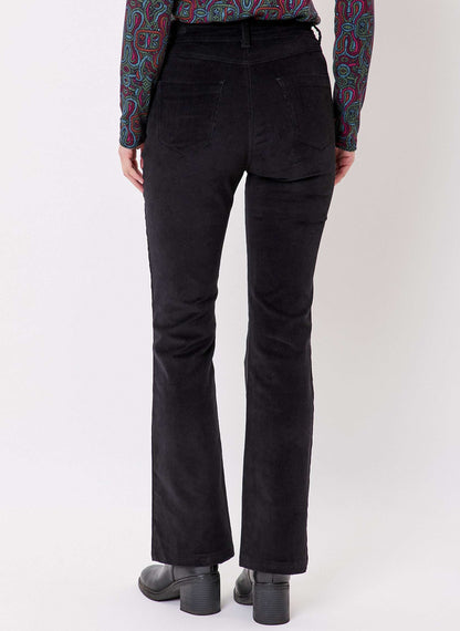 Pantalon flare velours côtelé bio LULU