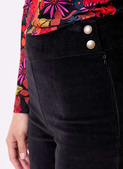 Pantalon droit large velours côtelé bio OSCAR