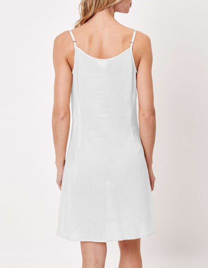 Dessous de robe en voile de coton bio