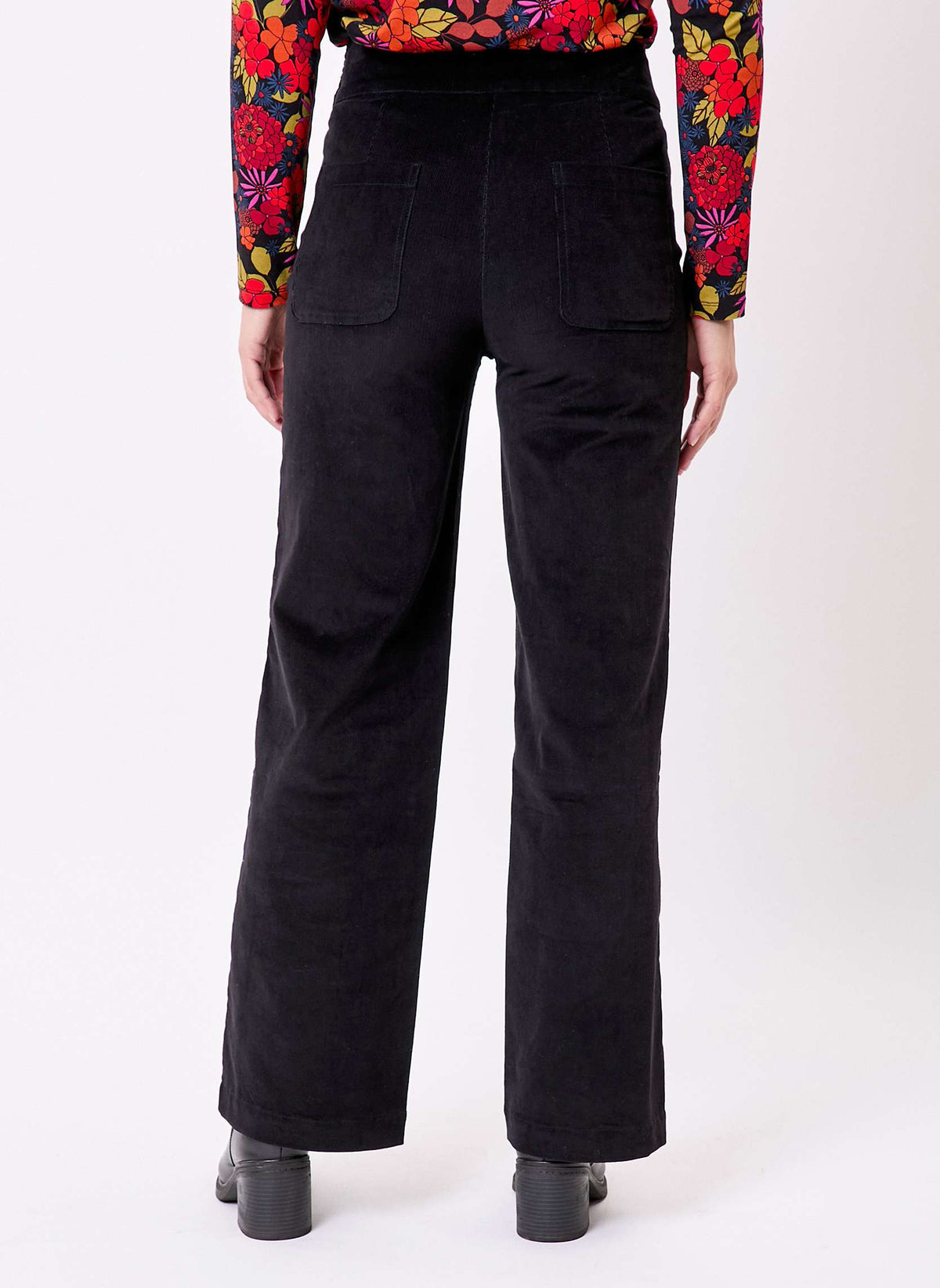 Pantalon droit large velours côtelé bio OSCAR