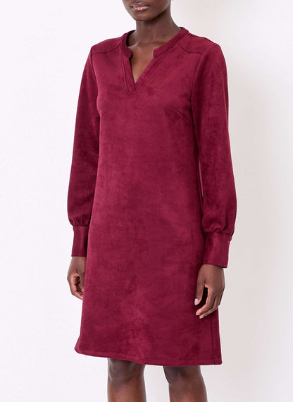 Robe droite suédine souple ANIKA