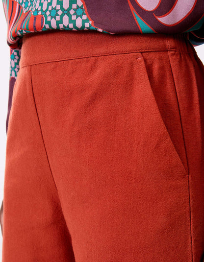 Pantalon large flanelle coton bio XIANI