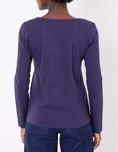 T-shirt col V coton bio VANPUR