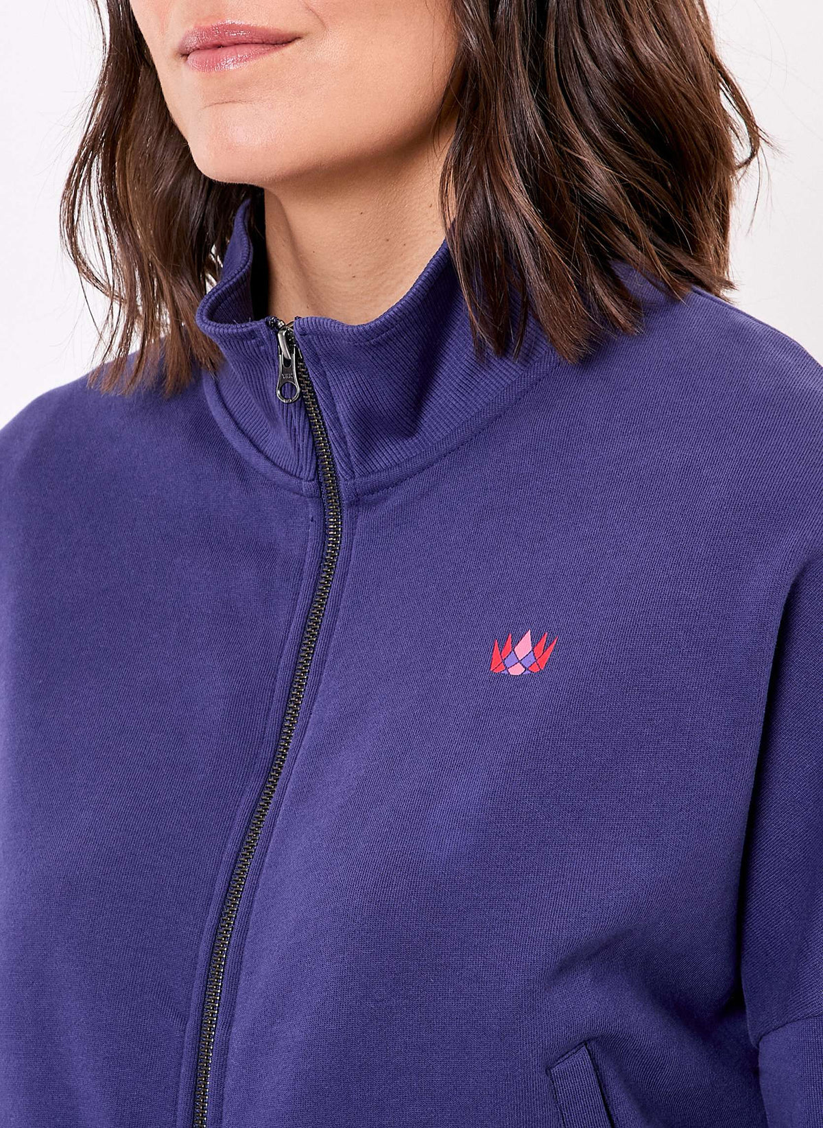 Sweat zippé coton bio TRESOR