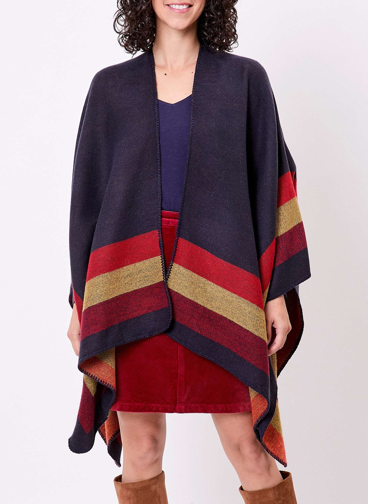 Poncho imprimé réversible  WALDO
