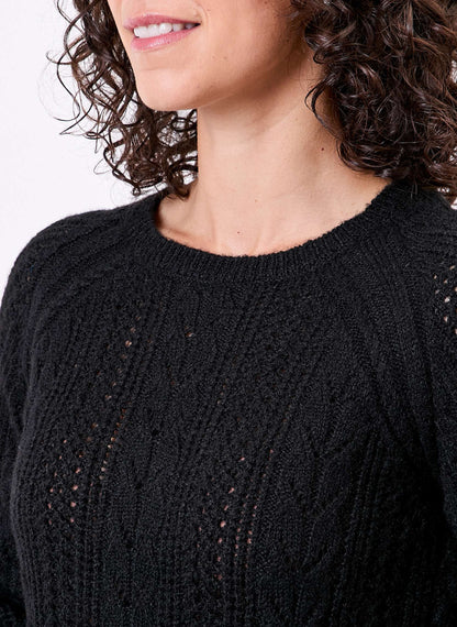 Pull tricot fantaisie torsadé  PADDI