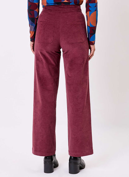 Pantalon droit large velours côtelé bio OSCAR