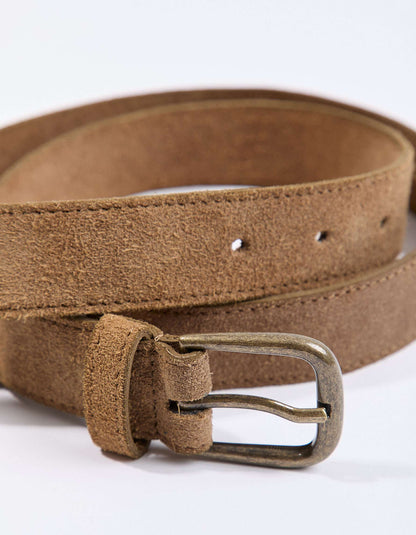 Ceinture cuir Suede MAZI