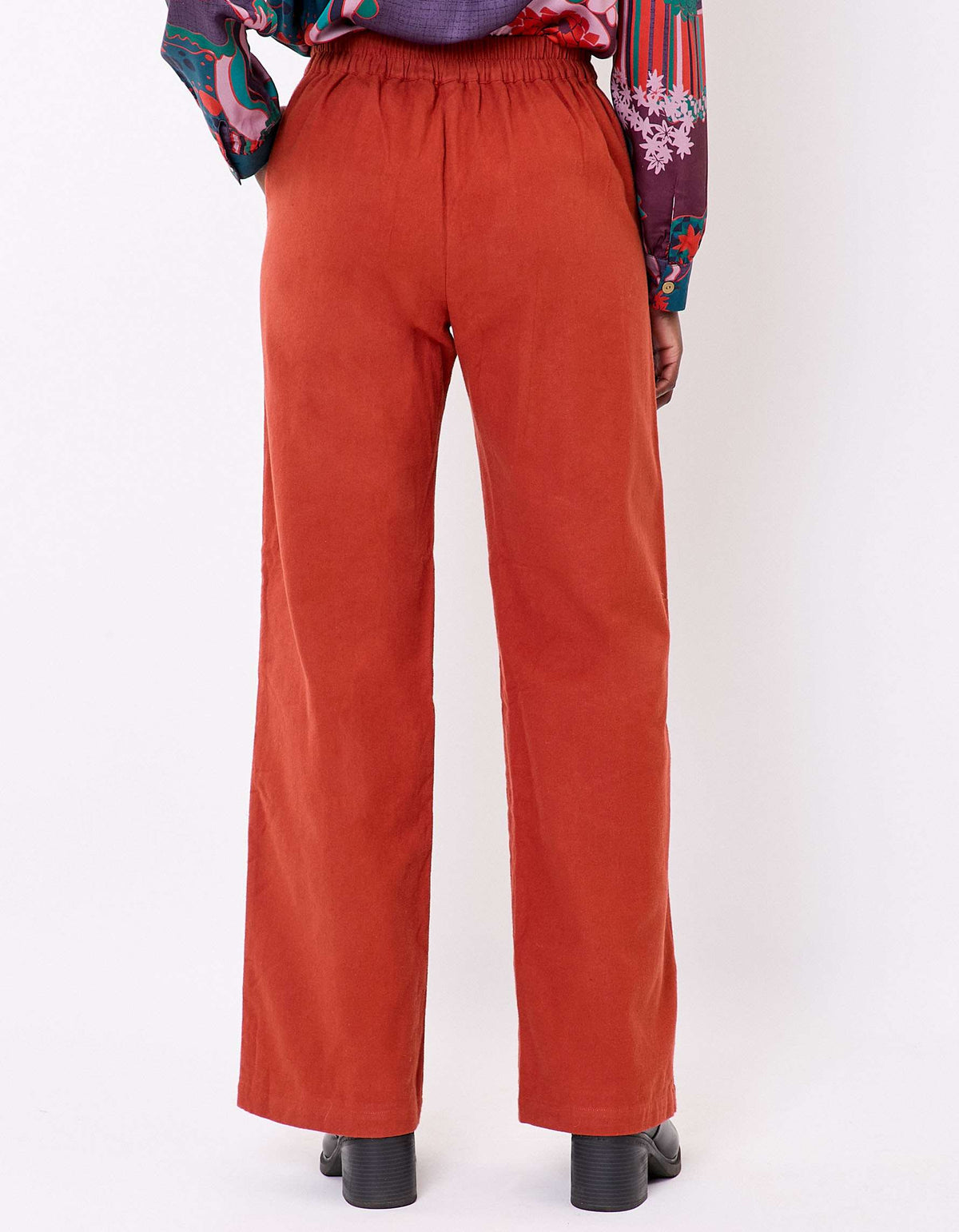 Pantalon large flanelle coton bio XIANI