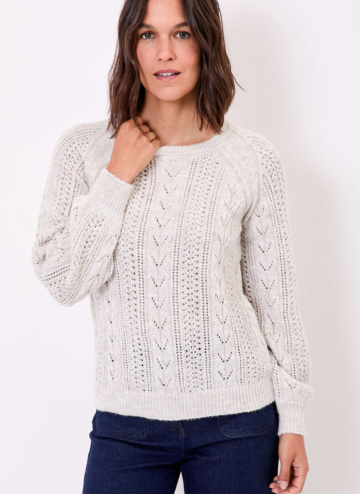 Pull tricot fantaisie torsadé  PADDI