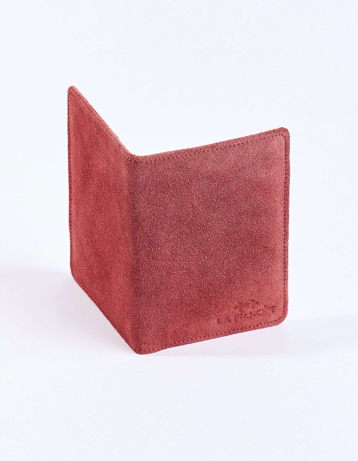 Pochette passeport en Suède de cuir VATA