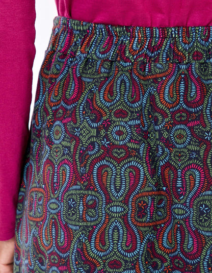 Jupe midi maille fluide ESTER