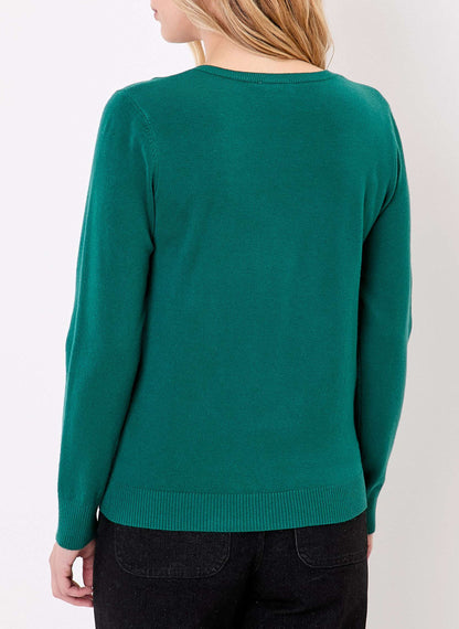 Pull maille col V HAYA
